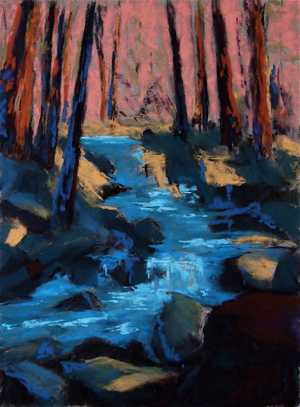 Mom's Waterfall, step 2