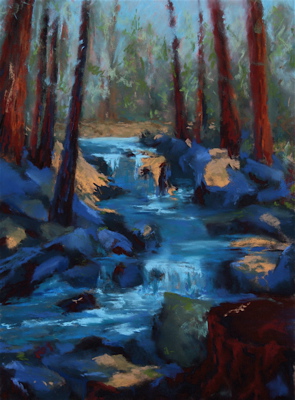 Mom's Waterfall, step 3