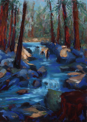 Mom's Waterfall, step 4