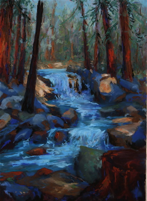 Mom's Waterfall, step 5