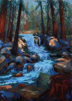 Mom's Waterfall, step 6