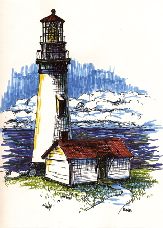 Lighthouse2 10x7 inches