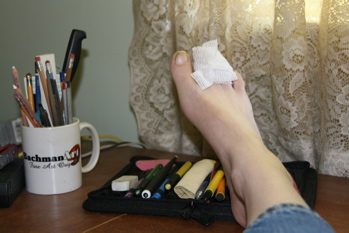 my right foot
