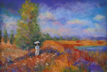 After Monet: Summer, Field of Poppies