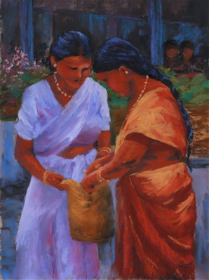 Two Shoppers, WIP, step 4