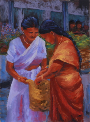 Two Shoppers, WIP, step 5