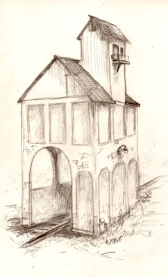 Coal Elevator, pencil