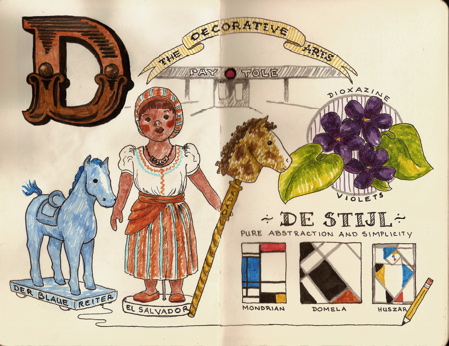 Letter D, pg 1