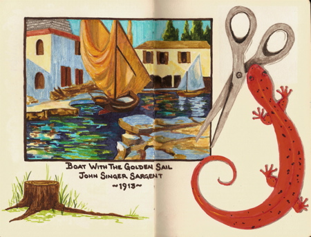 Letter S, pg 2, illustration